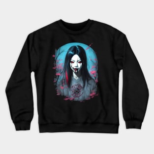 Kuchisake-Onna Japan Horror Art Crewneck Sweatshirt